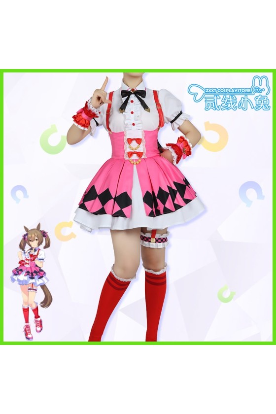 2XXT Cosplay Uma Musume Pretty Derby Smart Falcon Race Outfit LOVE 4EVER Cosplay Costume